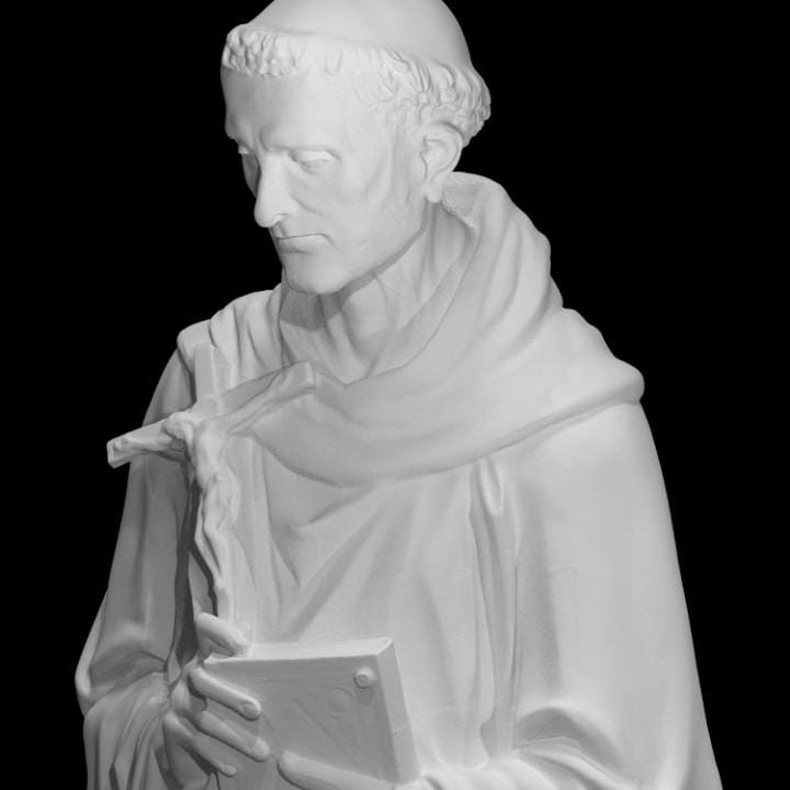 St. Francis of Assisi Sculpture: 12K Resin Christian Art