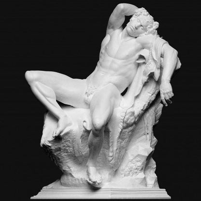 Barberini Faun Statue – 12K Resin Masterpiece of Ancient Hellenistic Art