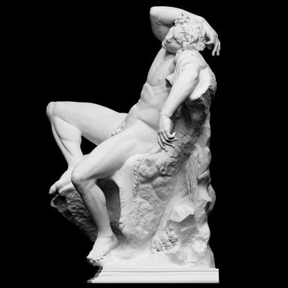 Barberini Faun Statue – 12K Resin Masterpiece of Ancient Hellenistic Art