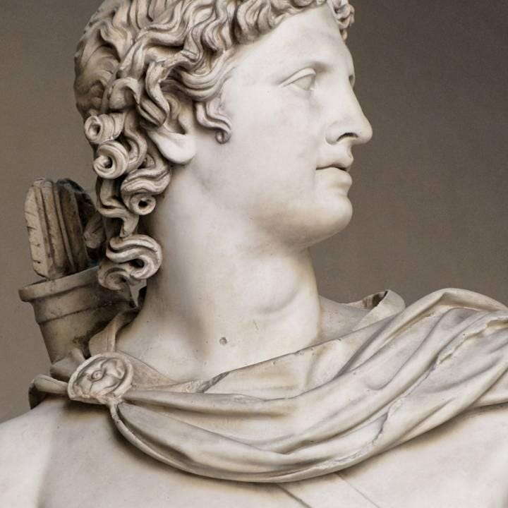 12K Resin Apollo Belvedere – Classical Sculpture of the Greek God of Music and Light