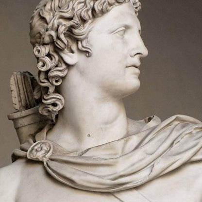 12K Resin Apollo Belvedere – Classical Sculpture of the Greek God of Music and Light