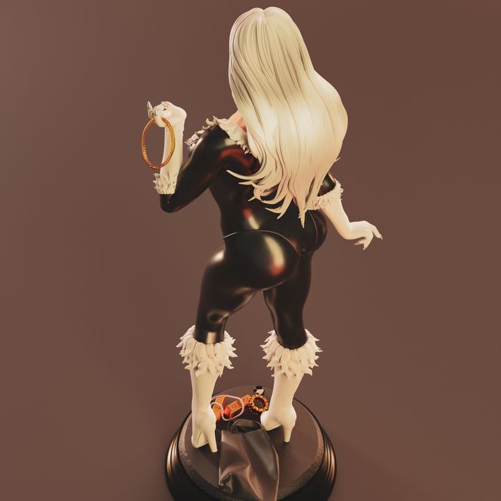 Black Cat 1/6 Scale Hand Painted Resin Statue | Premium Collectible Figure