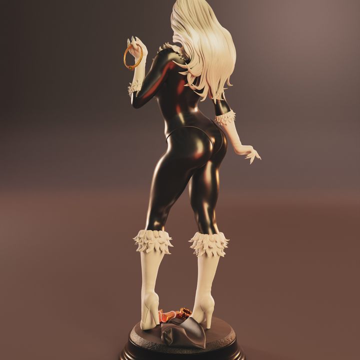 Black Cat 1/6 Scale Hand Painted Resin Statue | Premium Collectible Figure
