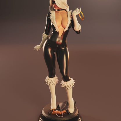 Black Cat 1/6 Scale Hand Painted Resin Statue | Premium Collectible Figure