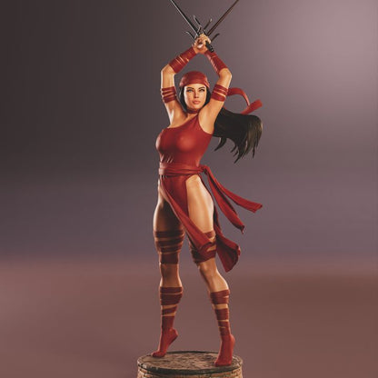 Elektra 1/6 Scale Hand Painted Resin Statue | Premium Collectible Figure