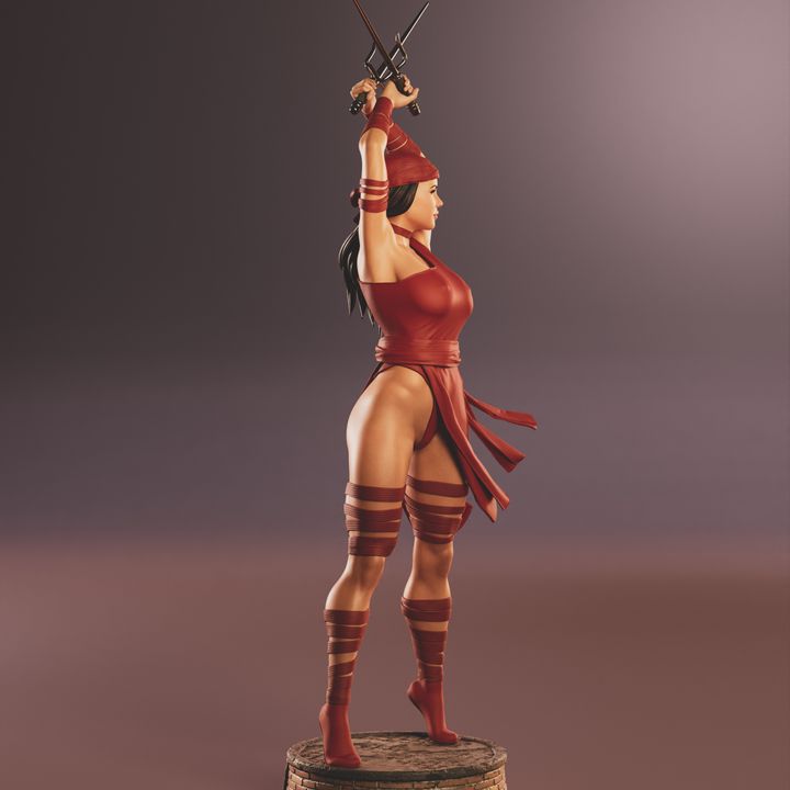 Elektra 1/6 Scale Hand Painted Resin Statue | Premium Collectible Figure