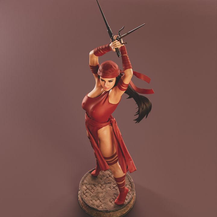 Elektra 1/6 Scale Hand Painted Resin Statue | Premium Collectible Figure