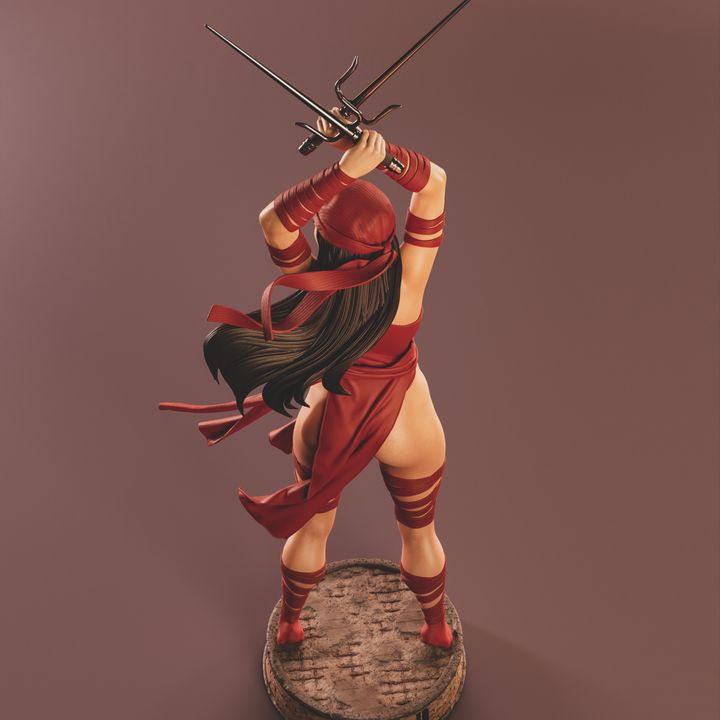 Elektra 1/6 Scale Hand Painted Resin Statue | Premium Collectible Figure
