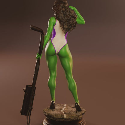 She-Hulk 1/6 Scale Resin Statue Hand Painted Premium Collectible Figure
