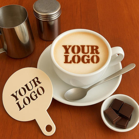 Custom Coffee Stencil: Personalized Latte Art Template for Baristas