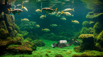 DIY Diver Figure: 12K Resin Aquarium Ornament