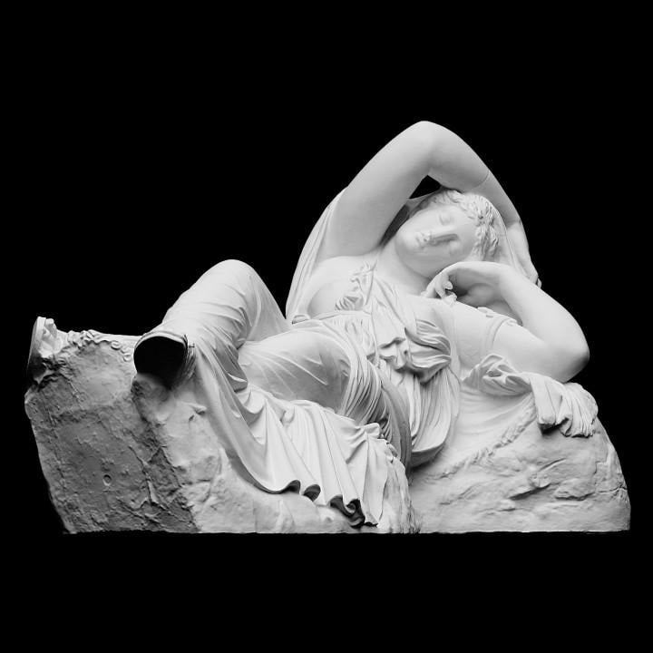 The Sleeping Ariadne – 12K Premium Resin Sculpture Inspired by Ancient Roman Masterpiece Depicting Mythological Elegance, Rest, and Beauty