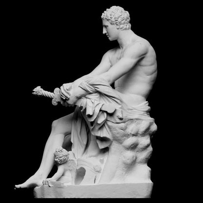 Ludovisi Ares Sculpture: 12K Resin Roman God of War Statue