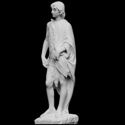 12K Resin Sculpture: Young John the Baptist - Renaissance Style
