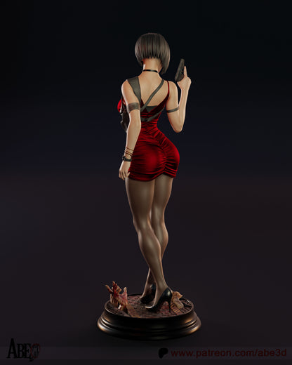 Ada Wong Resin Figure Handmade Hand Painted Collectible 1/4 1/6 Scale 16K