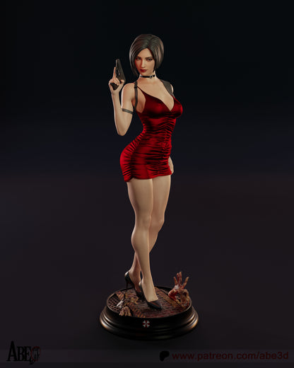 Ada Wong Resin Figure Handmade Hand Painted Collectible 1/4 1/6 Scale 16K