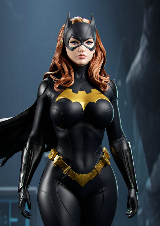 Batgirl Resin Figure Handmade Hand Painted Collectible 1/4 1/6 Scale 16K