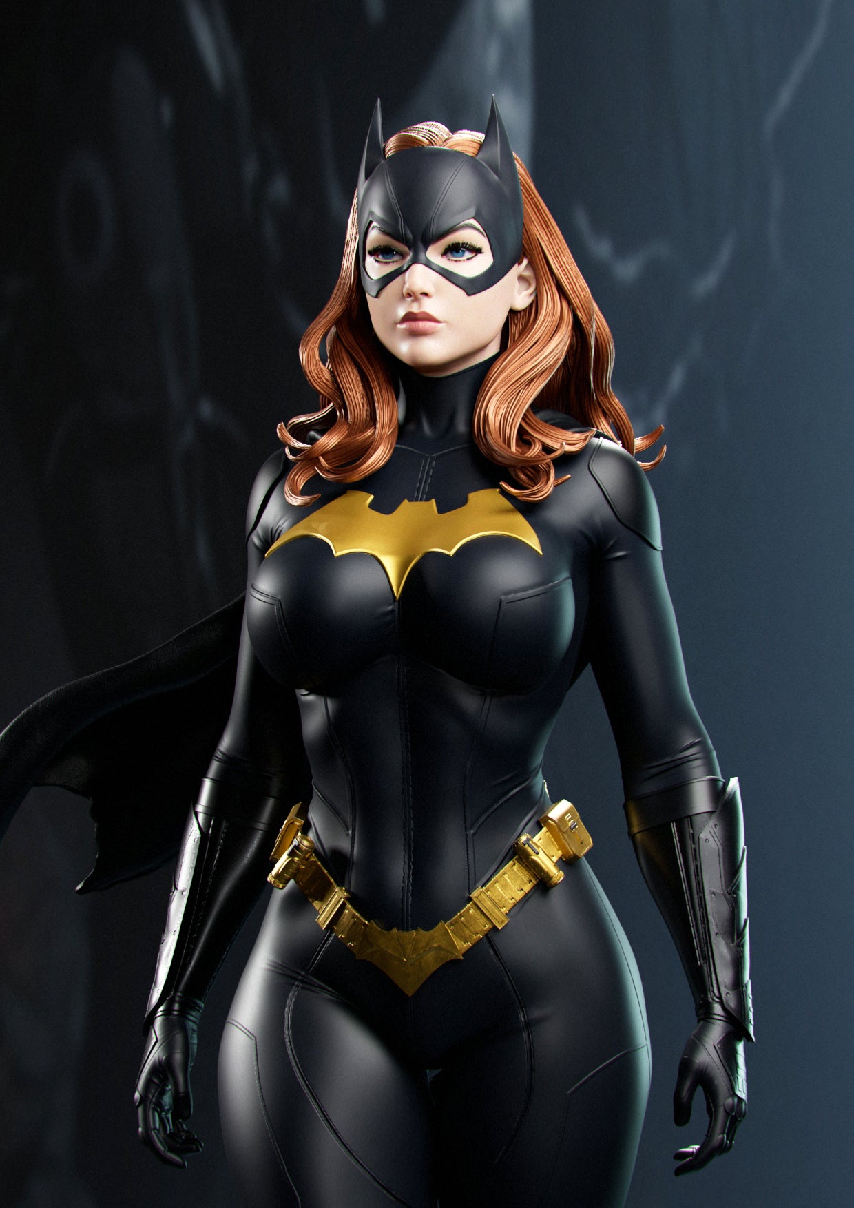 Batgirl Resin Figure Handmade Hand Painted Collectible 1/4 1/6 Scale 16K