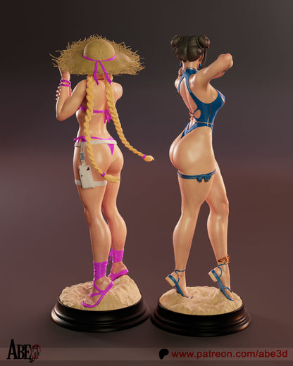 Cammy Bikini Version 1/6 Scale Hand Painted Resin Statue Premium Collectible Figure