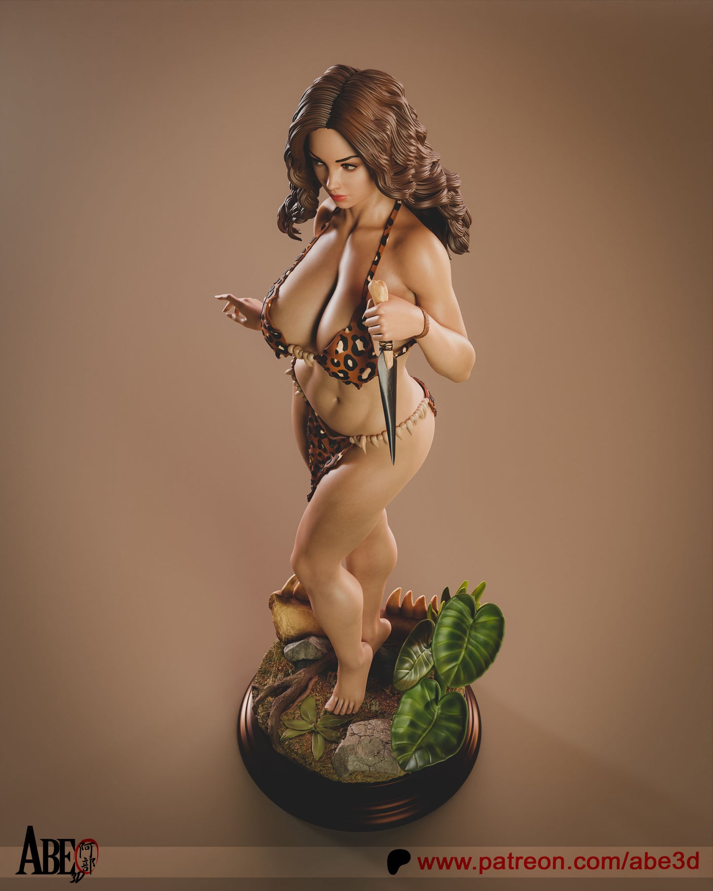 Cave Women 1/6 Scale - 12K High-Detail Resin Model Kit - Unpainted