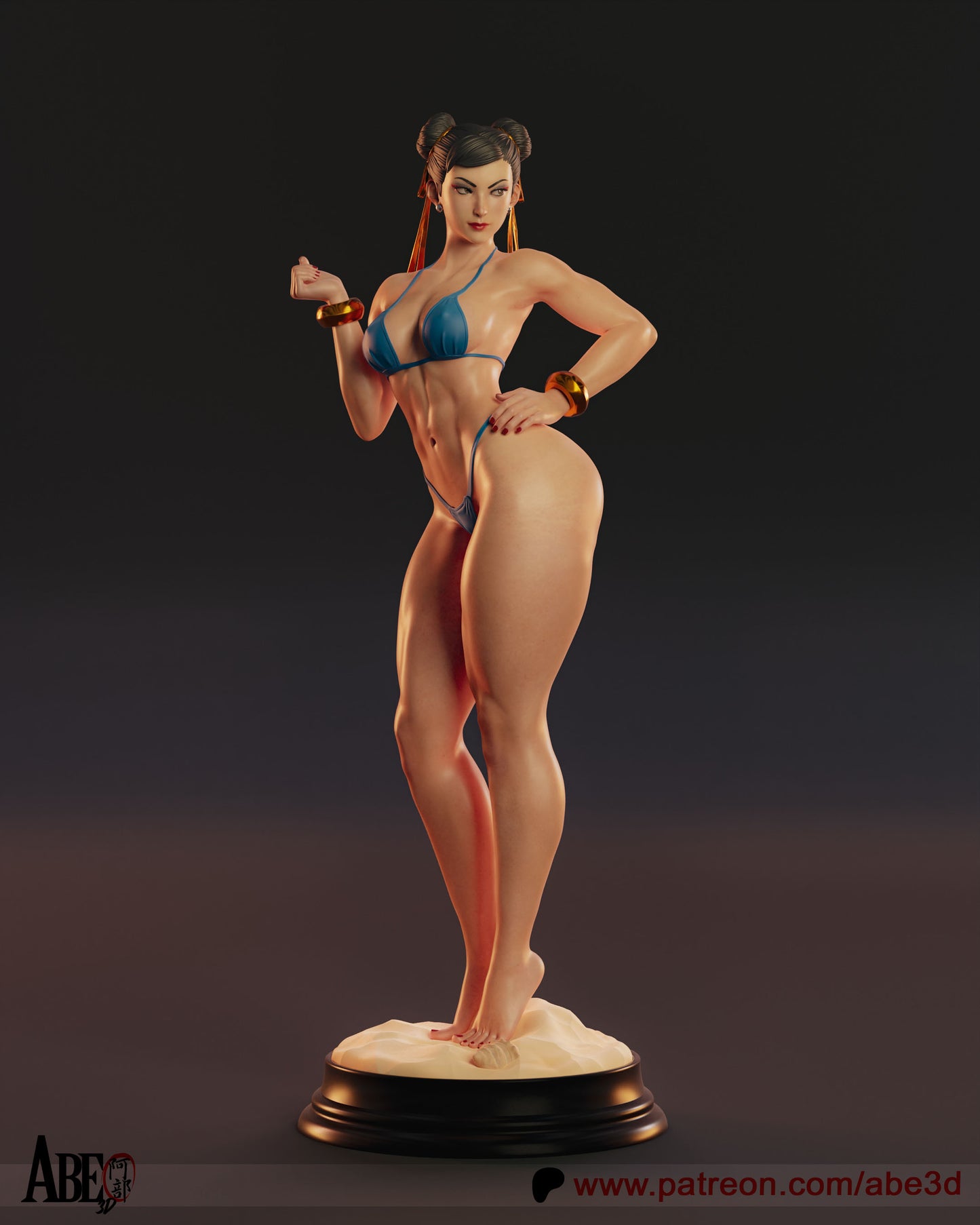 Chun-Li Bikini Version 1/6 Scale Hand Painted Resin Statue Premium Collectible Figure