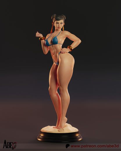 Chun-Li Bikini Version 1/6 Scale Hand Painted Resin Statue Premium Collectible Figure