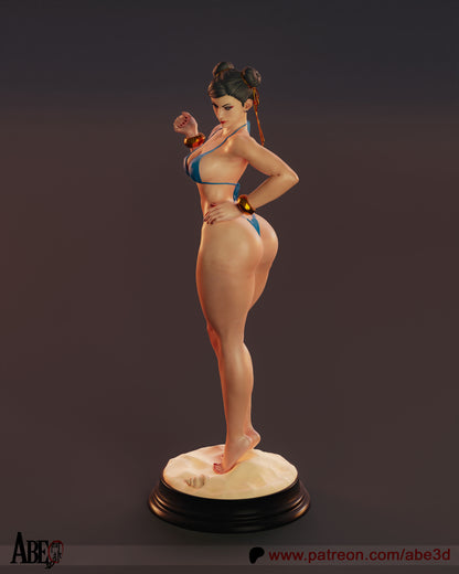 Chun-Li Bikini Version 1/6 Scale Hand Painted Resin Statue Premium Collectible Figure