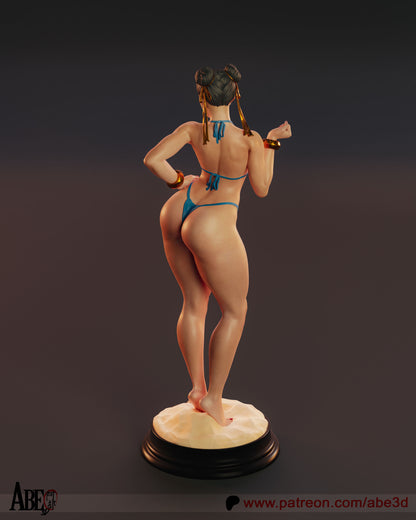Chun-Li Bikini Version 1/6 Scale Hand Painted Resin Statue Premium Collectible Figure