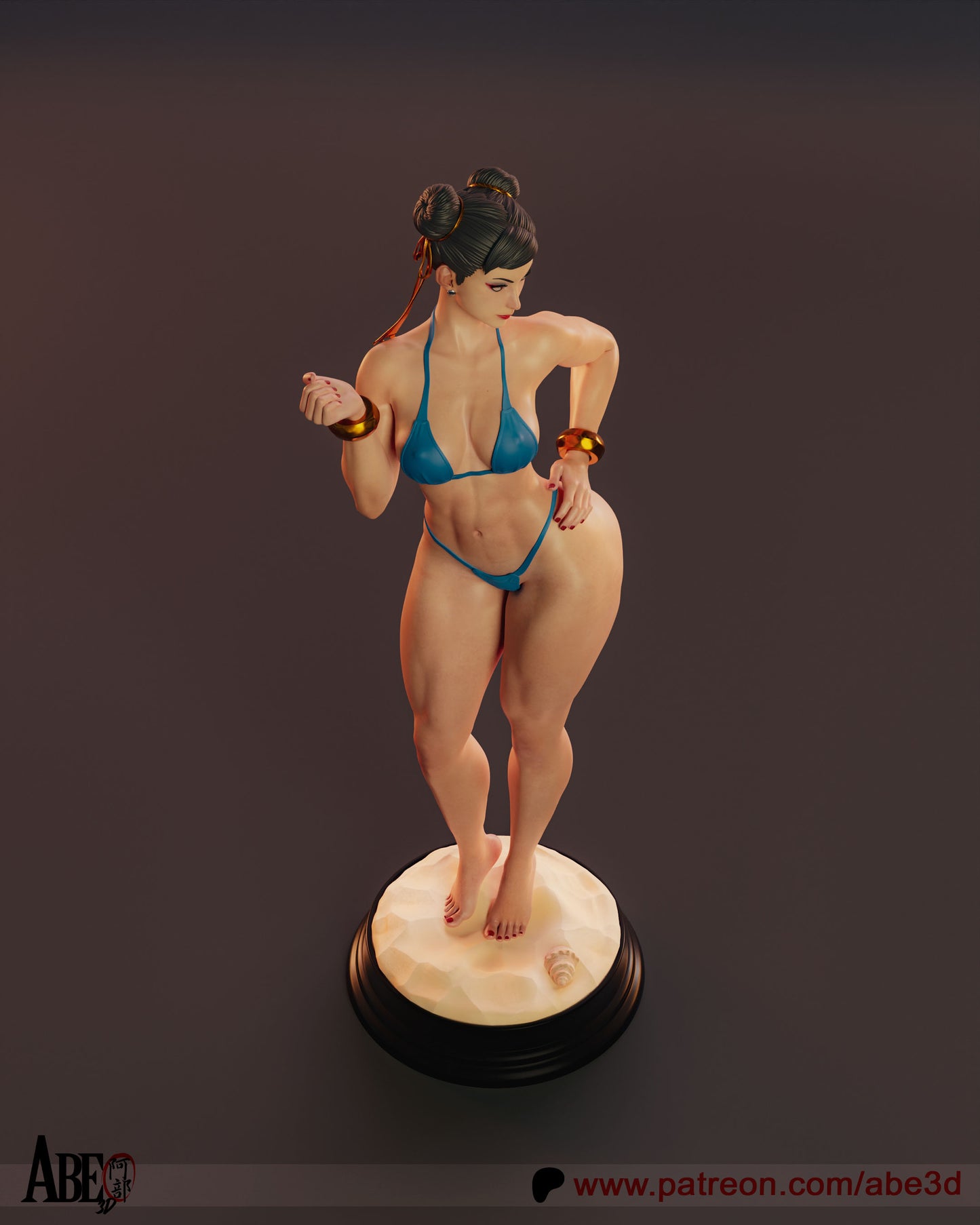 Chun-Li Bikini Version 1/6 Scale Hand Painted Resin Statue Premium Collectible Figure