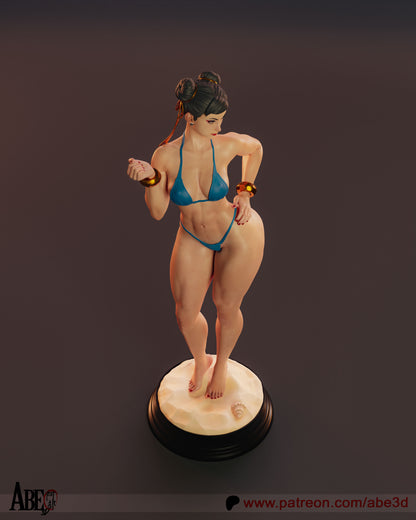 Chun-Li Bikini Version 1/6 Scale Hand Painted Resin Statue Premium Collectible Figure