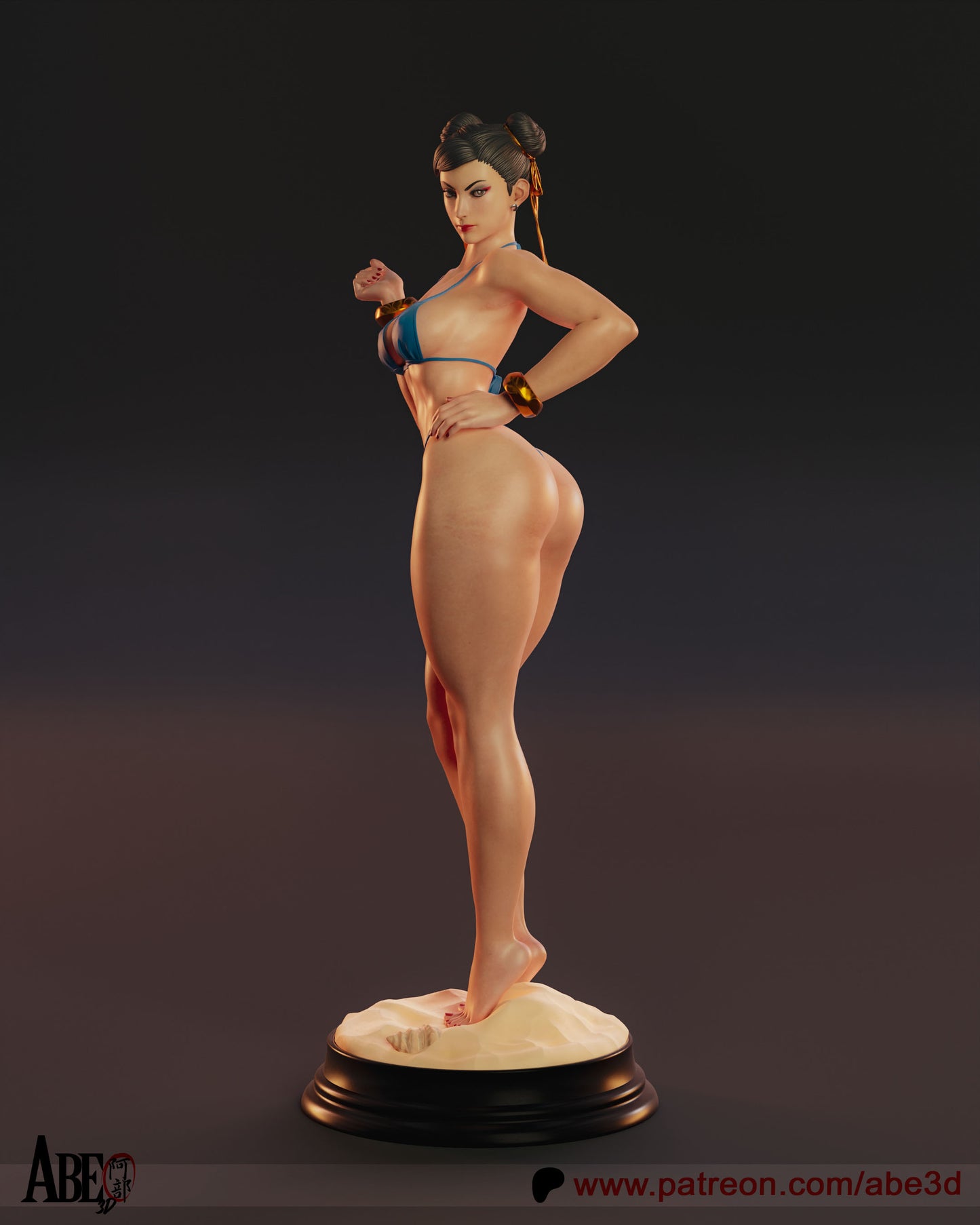 Chun-Li Bikini Version 1/6 Scale Hand Painted Resin Statue Premium Collectible Figure