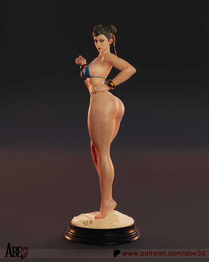 Chun-Li Bikini Version 1/6 Scale Hand Painted Resin Statue Premium Collectible Figure