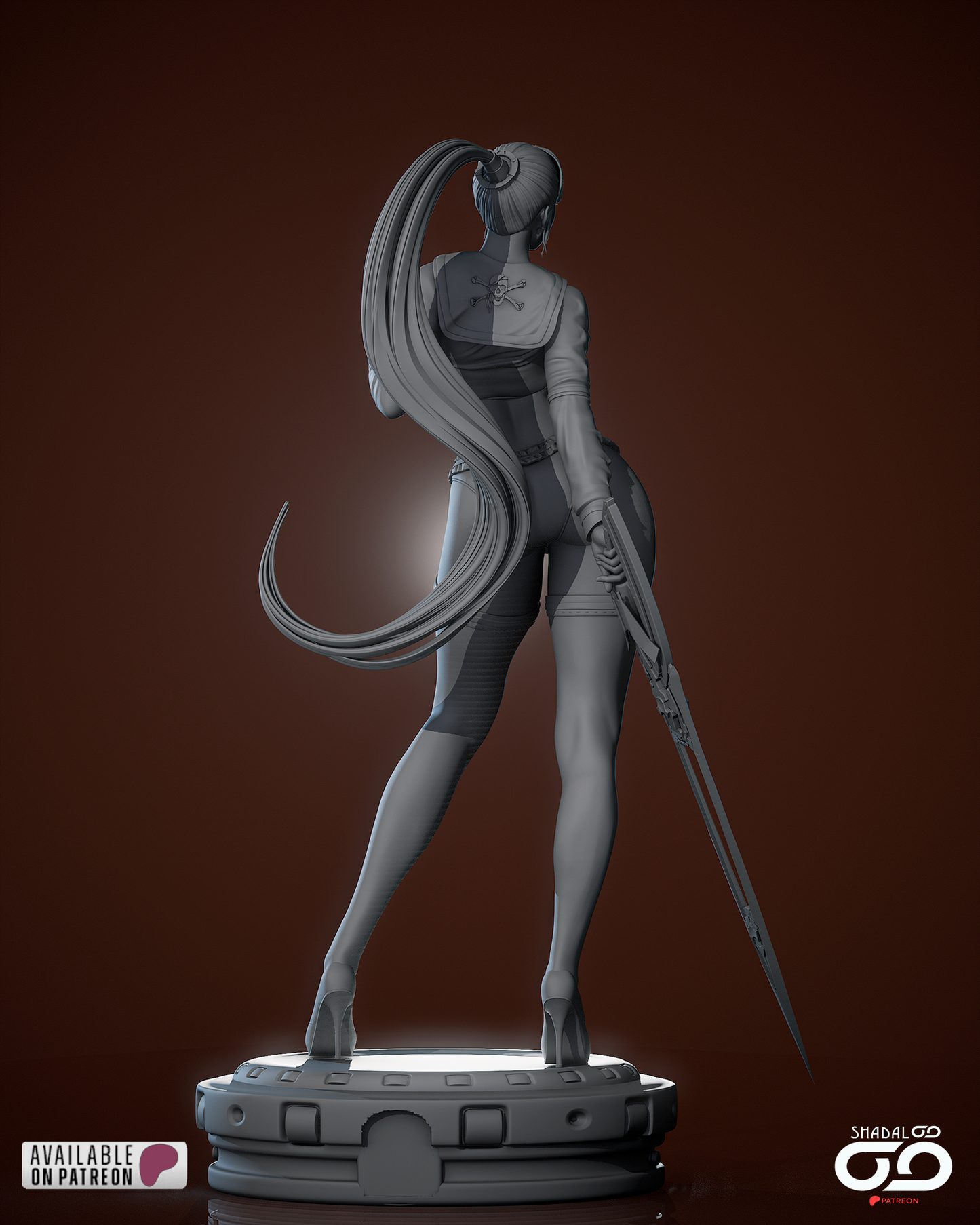 EVE 1/6 Scale Hand Painted Handmade Collectible Figure Statue