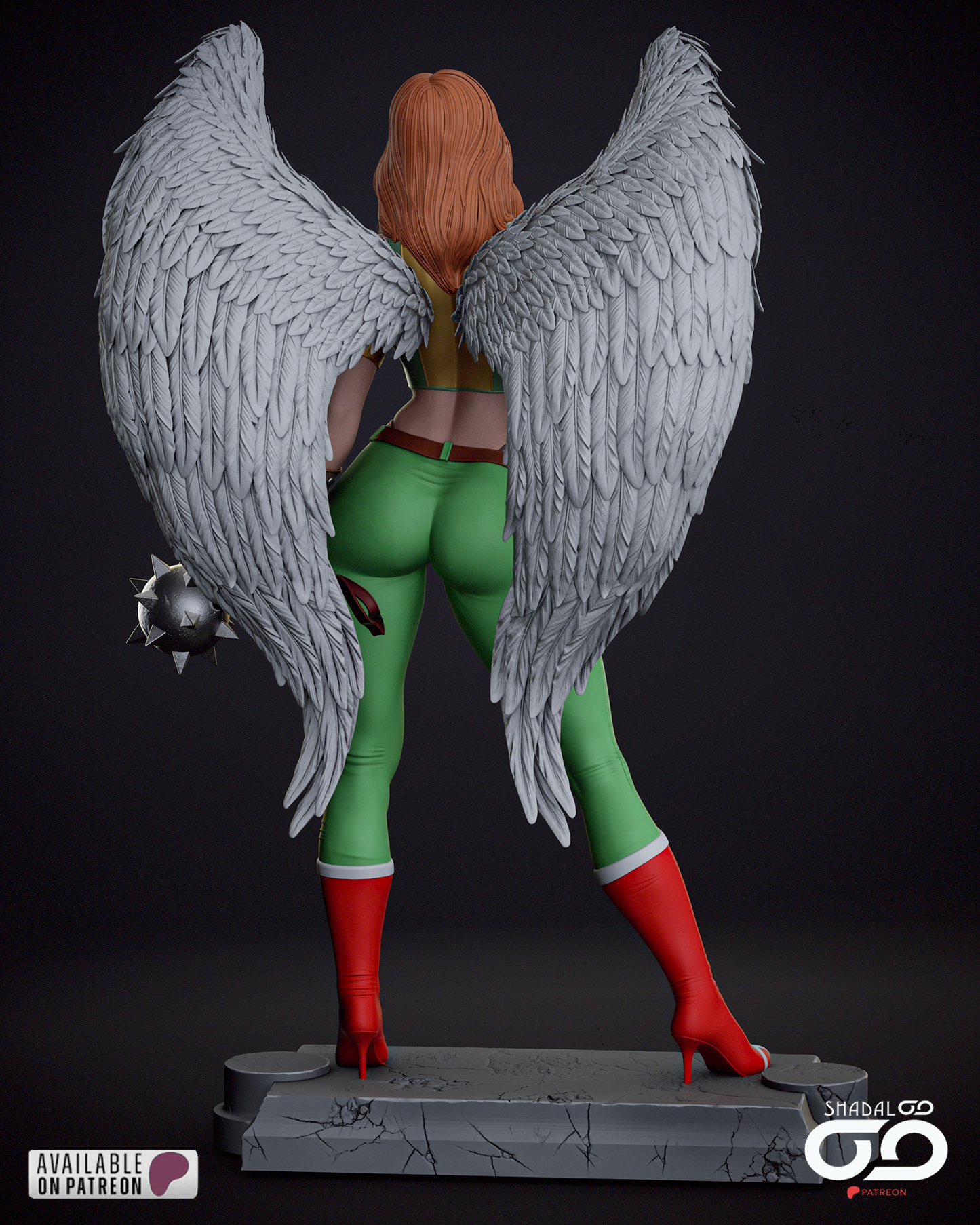 Hawkgirl 1/6 Scale Hand Painted Handmade Collectible Figure Statue