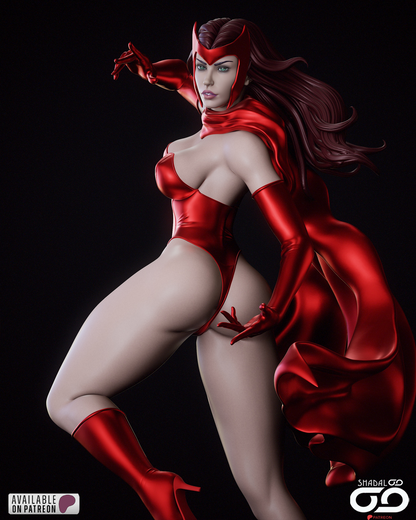 Scarlet Witch 1/6 Scale Hand Painted Collectible Figure