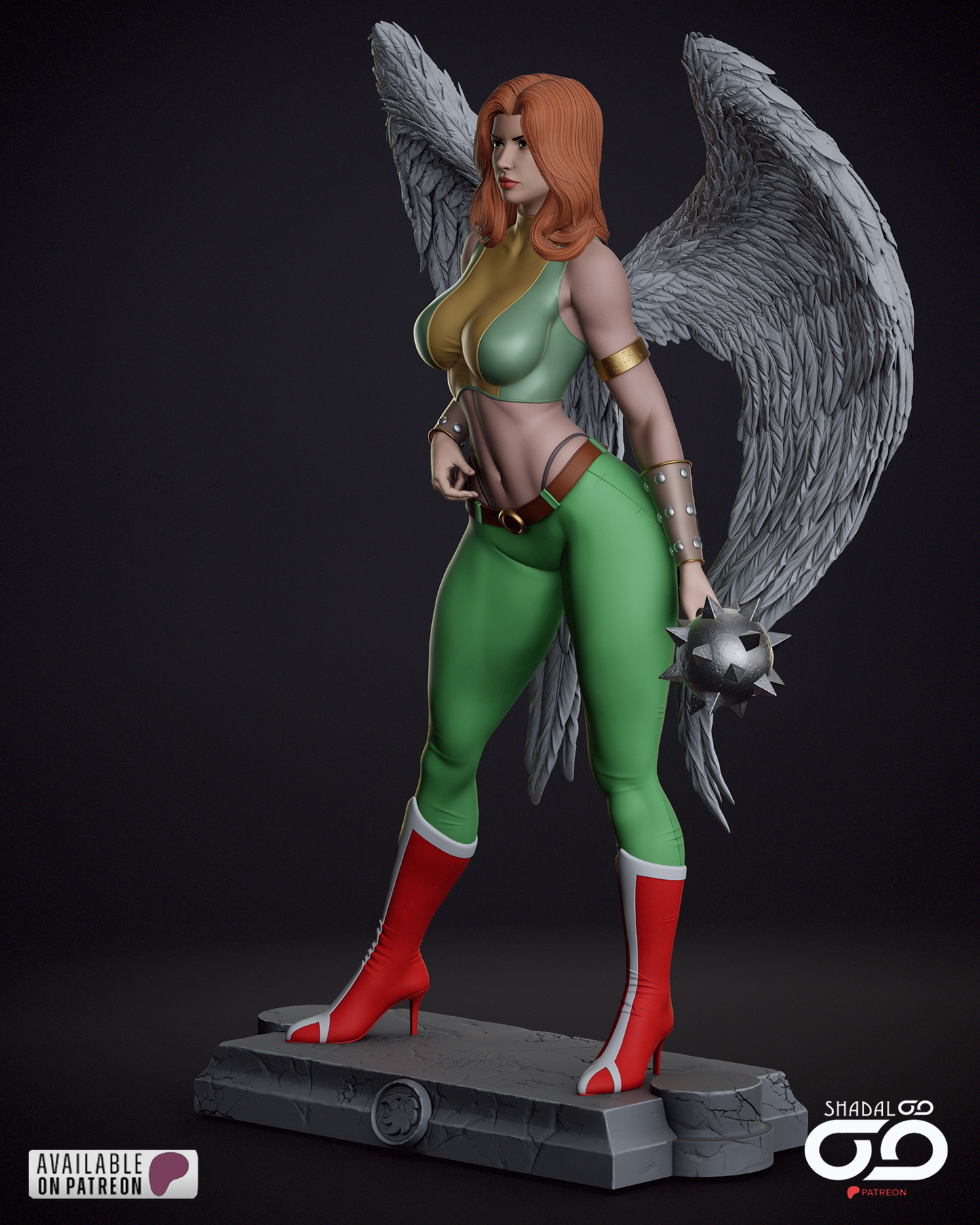 Hawkgirl 1/6 Scale Hand Painted Handmade Collectible Figure Statue