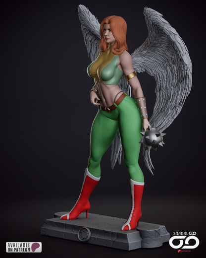 Hawkgirl 1/6 Scale Hand Painted Handmade Collectible Figure Statue