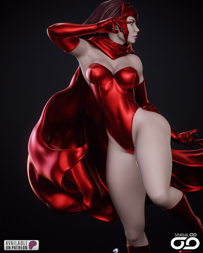 Scarlet Witch 1/6 Scale Hand Painted Collectible Figure
