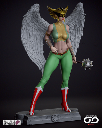 Hawkgirl 1/6 Scale Hand Painted Handmade Collectible Figure Statue