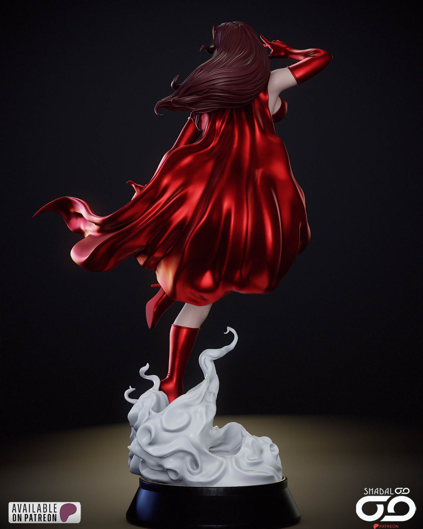 Scarlet Witch 1/6 Scale Hand Painted Collectible Figure