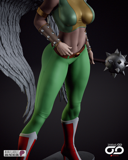 Hawkgirl 1/6 Scale Hand Painted Handmade Collectible Figure Statue