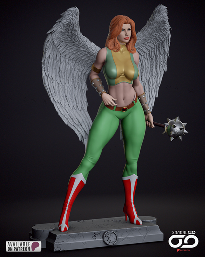 Hawkgirl 1/6 Scale Hand Painted Handmade Collectible Figure Statue