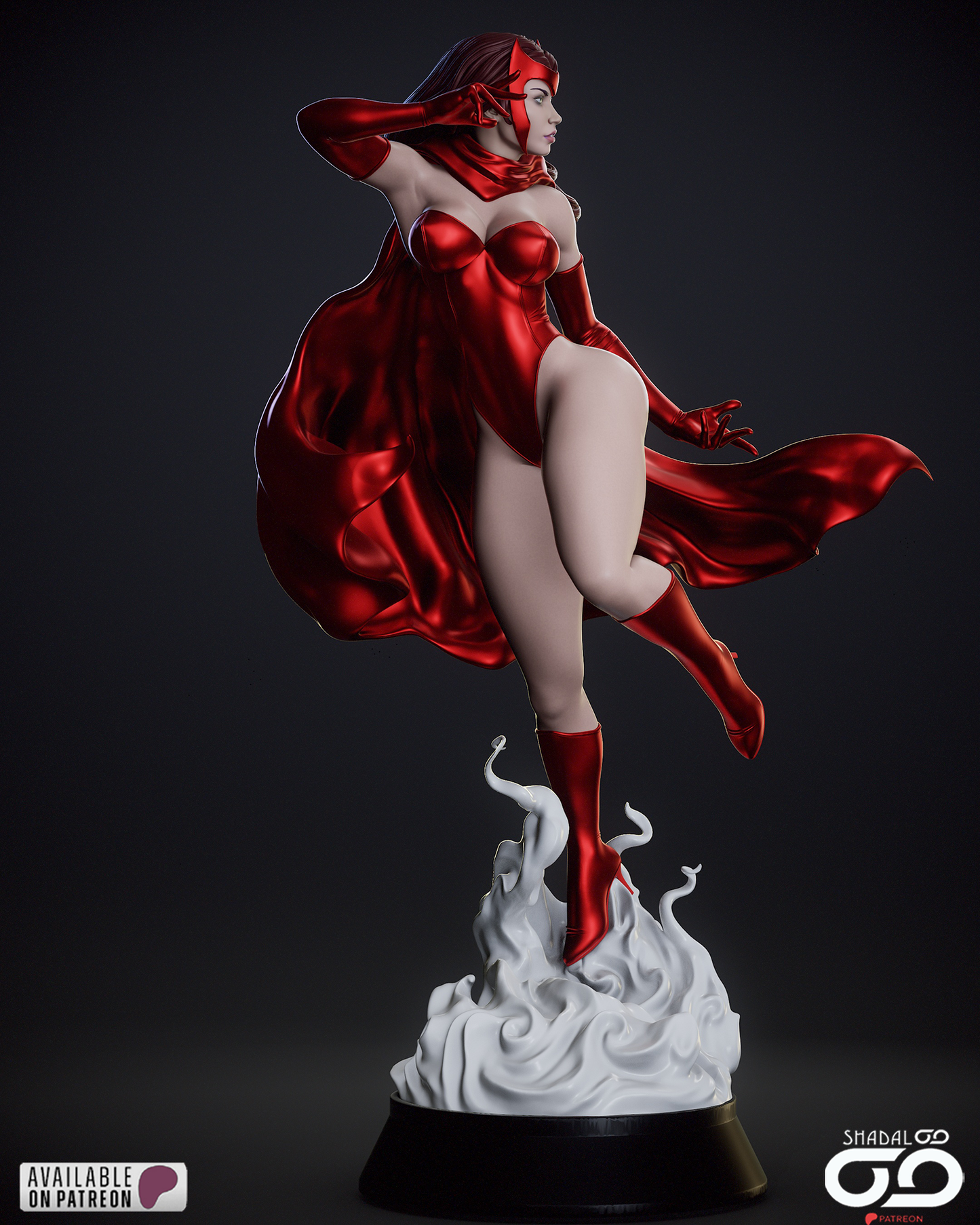 Scarlet Witch 1/6 Scale Hand Painted Collectible Figure