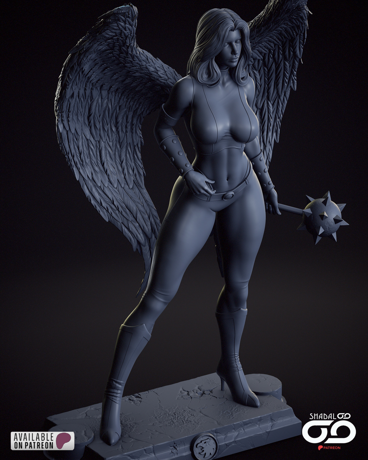 Hawkgirl 1/6 Scale Hand Painted Handmade Collectible Figure Statue
