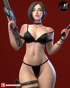 20cm Ada Wong Figure – 12K Resin Handmade & Hand-Painted Collectible Statue