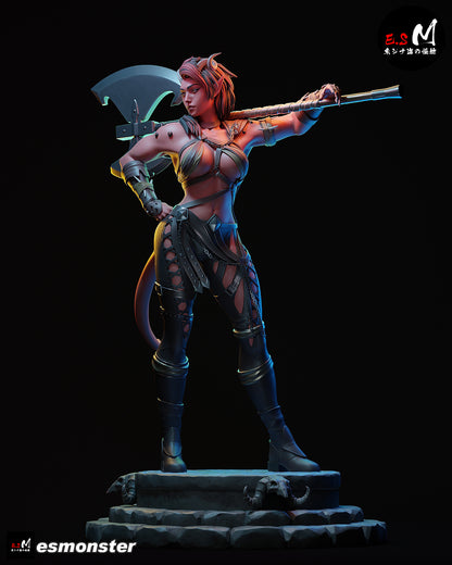 Karlach 20 cm Hand Painted Figure | Collectible Statue Handmade