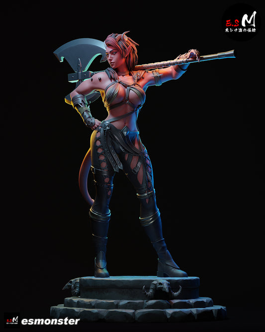 Karlach 20 cm Hand Painted Figure | Collectible Statue Handmade