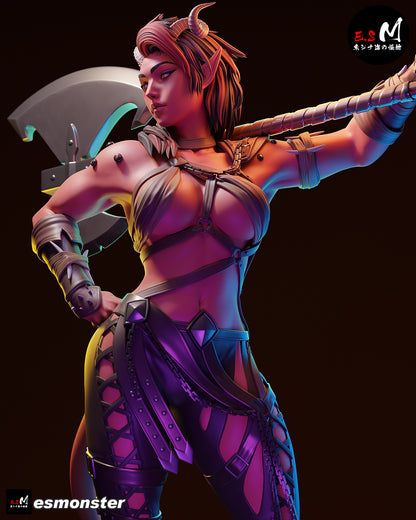 Karlach 20 cm Hand Painted Figure | Collectible Statue Handmade