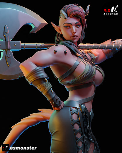 Karlach 20 cm Hand Painted Figure | Collectible Statue Handmade