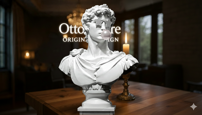 Funny David Statue | Modern Twist on Classic Art | FDM or 12K Resin